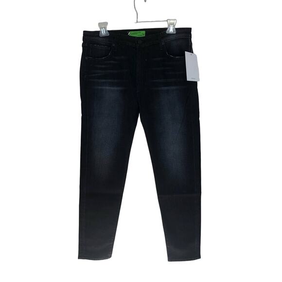 Sandrine Rose x Free People Black Straight Leg Mid Rise Jeans - 30 - Picture 1 of 9